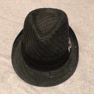 Dark gray fedora